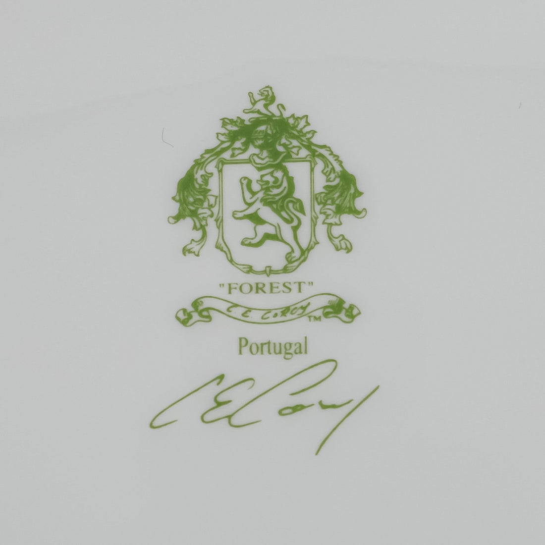 C E COREY Forest Salad/Dessert Plates Set of 6