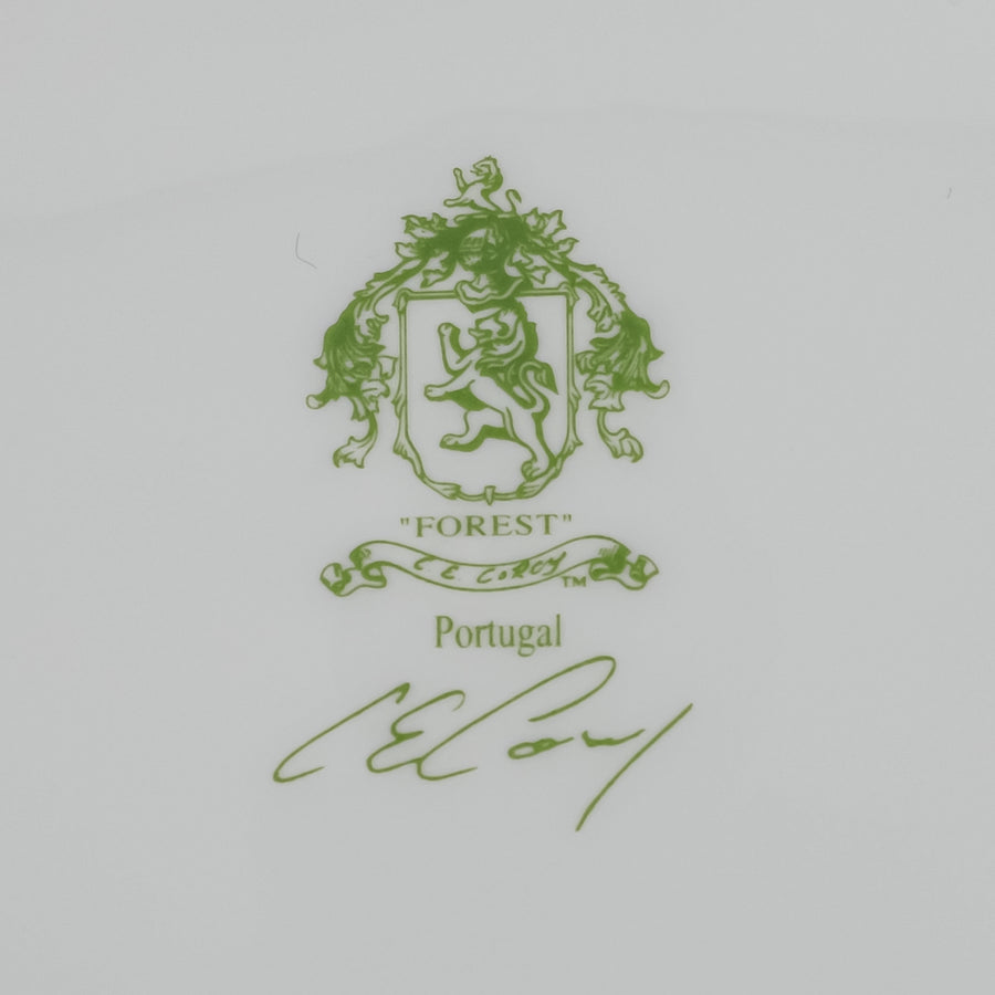 C E COREY Forest Salad/Dessert Plates Set of 6