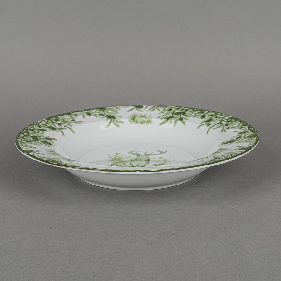 C E COREY Forest Soup Plates Set of 6