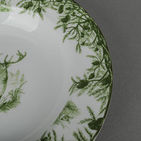 C E COREY Forest Soup Plates Set of 6