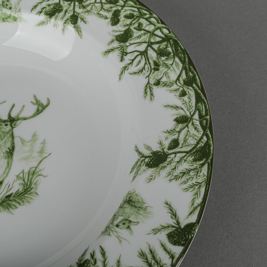 C E COREY Forest Soup Plates Set of 6