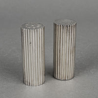CHRISTOFLE Silver Plate Salt & Pepper Shakers Set of 2