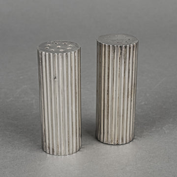 CHRISTOFLE Silver Plate Salt & Pepper Shakers Set of 2