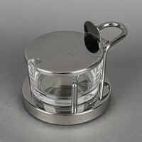 ALESSI 5071 Stainless Steel & Glass Parmesan Cheese Cellar