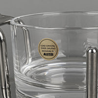 ALESSI 5071 Stainless Steel & Glass Parmesan Cheese Cellar