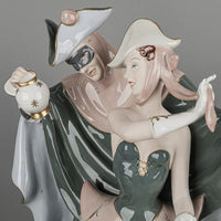 ROYAL DUX Figurine Harlequin & Columbine 204/8-1341