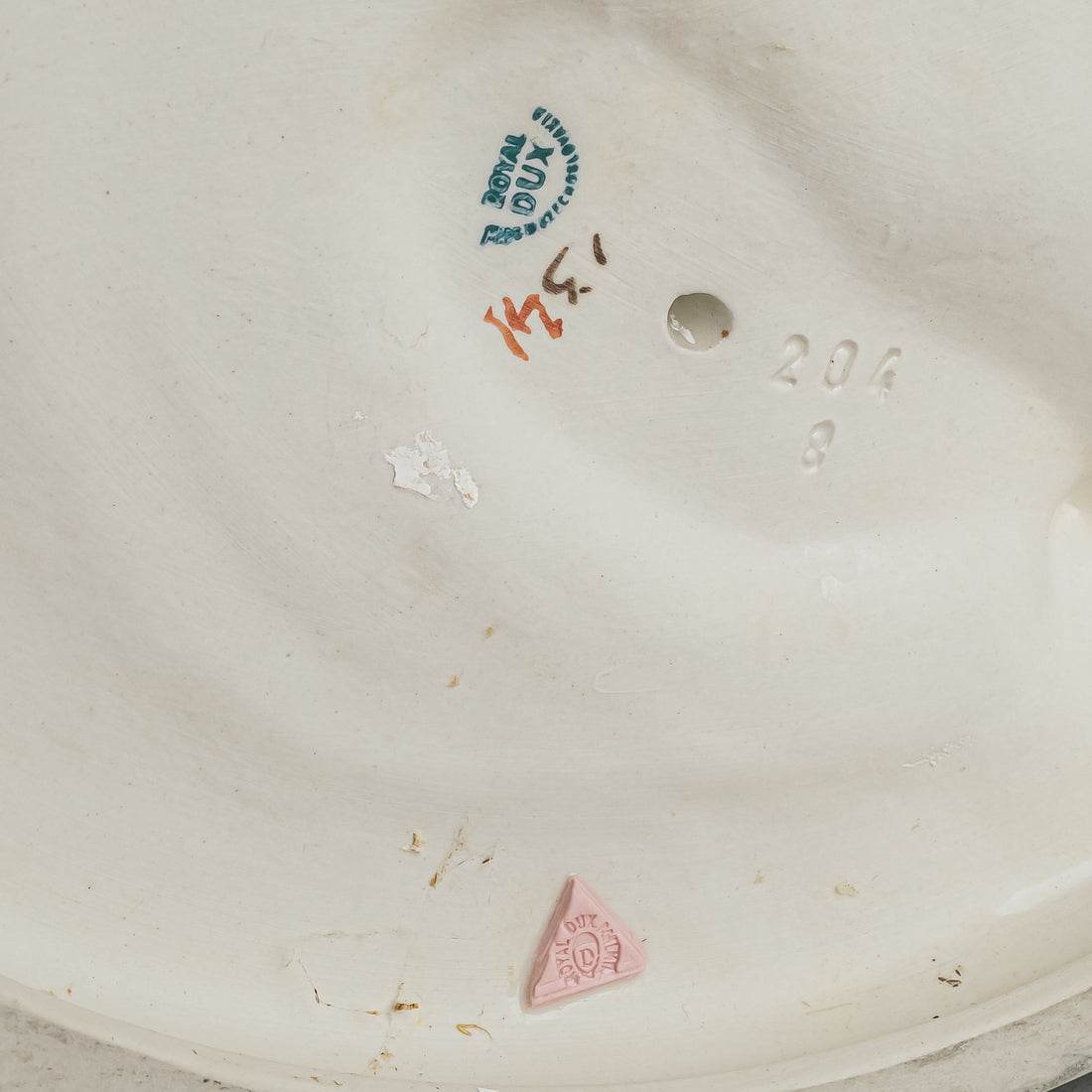 ROYAL DUX Figurine Harlequin & Columbine 204/8-1341