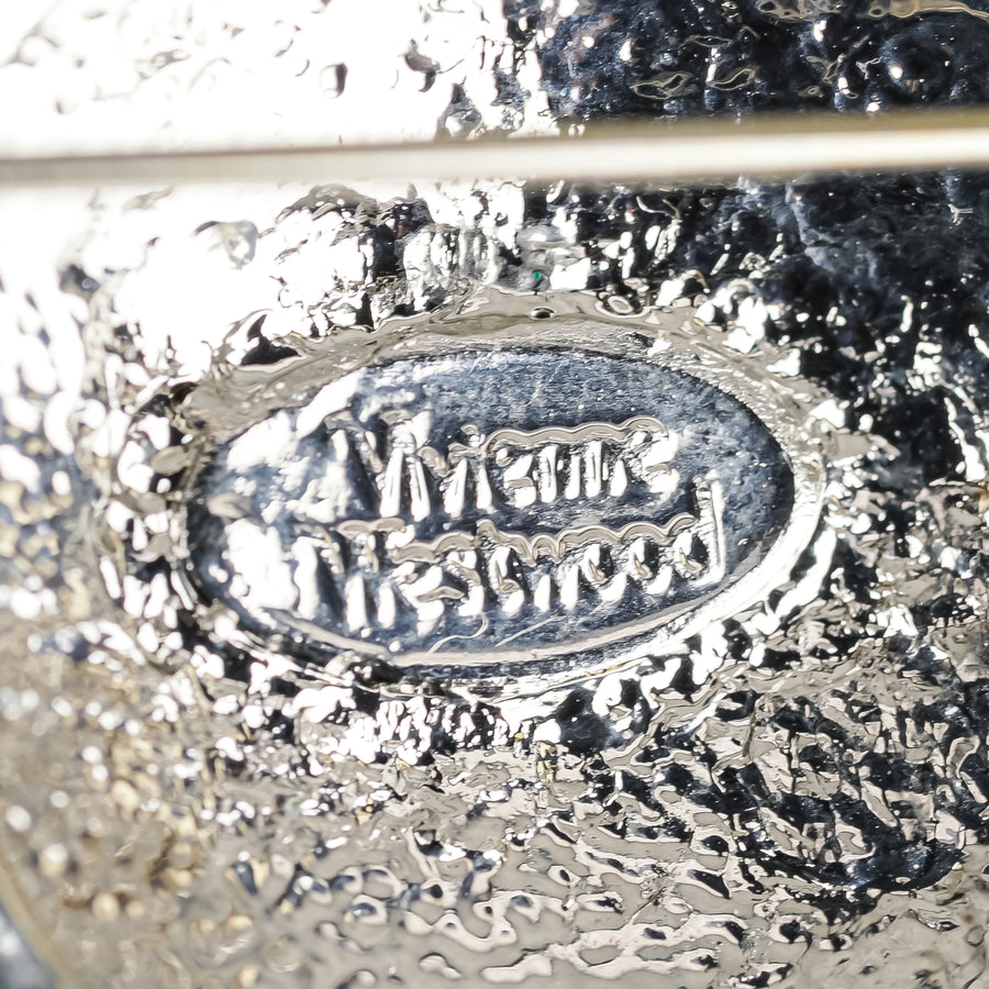 VIVIENNE WESTWOOD Silver Tone CZ Orb Brooch