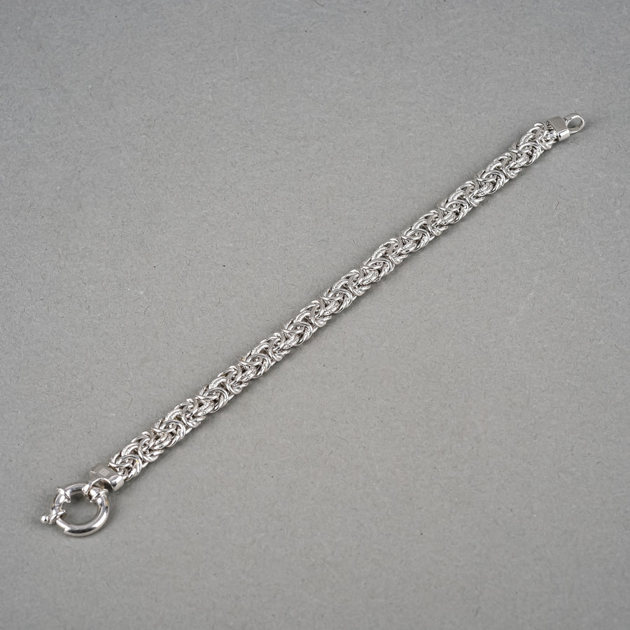 Sterling Byzantine Link Bracelet