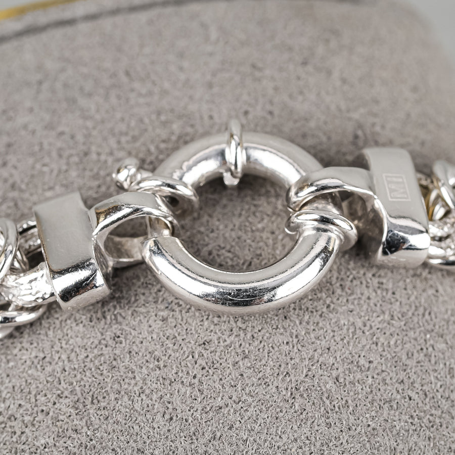 Sterling Byzantine Link Bracelet