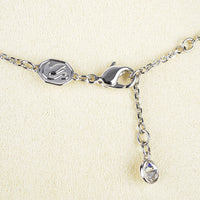 SWAROVSKI Silver Tone 2Swan Heart Pendant Necklace