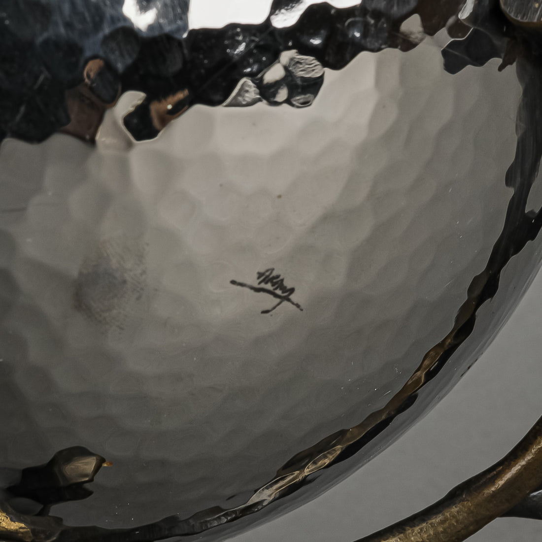 MICHAEL ARAM Olive Branch Stainless Steel Nut Dish