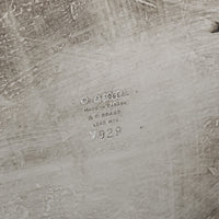 Wm A ROGERS Repousse Silver Plate Footed Centrepiece Bowl 7929