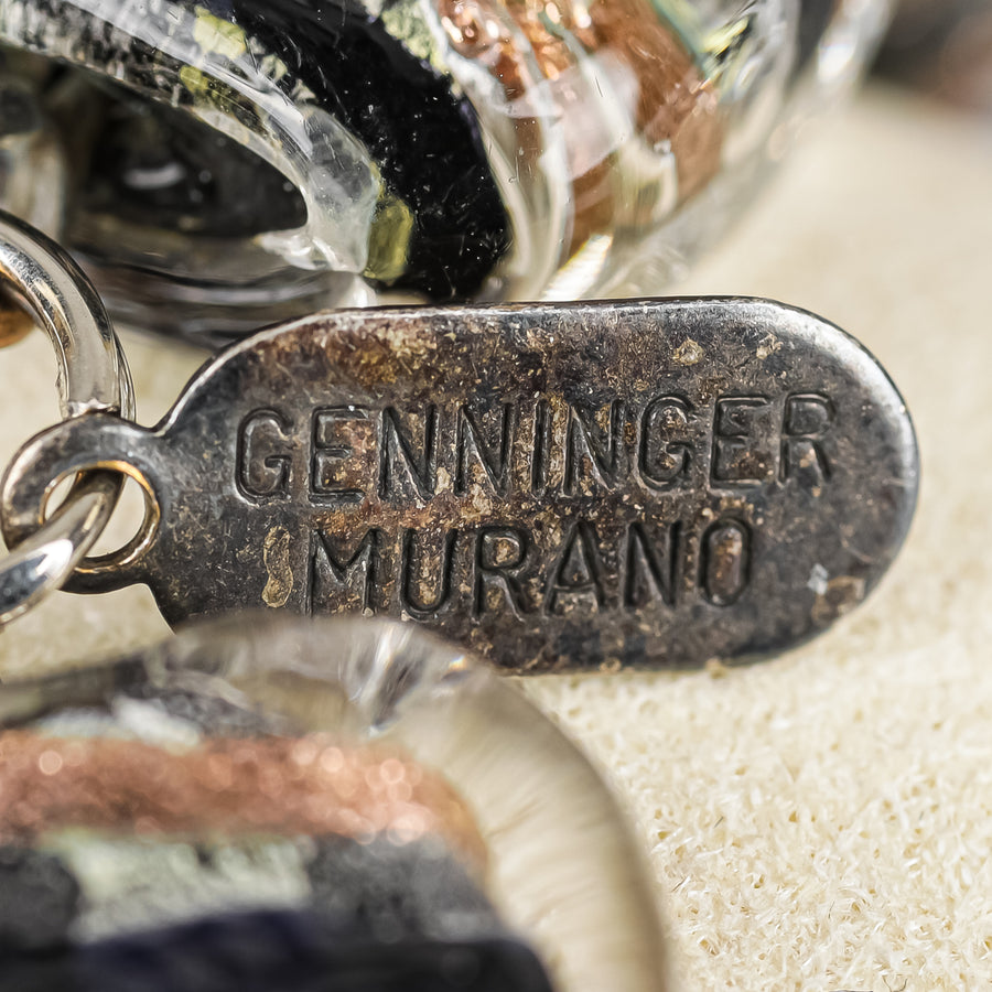 GENNINGER STUDIO Murano Art Glass Bead Bracelet