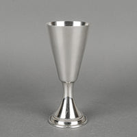 JACK MULLER Wales Silver Plate Wine Glasses Set of 2