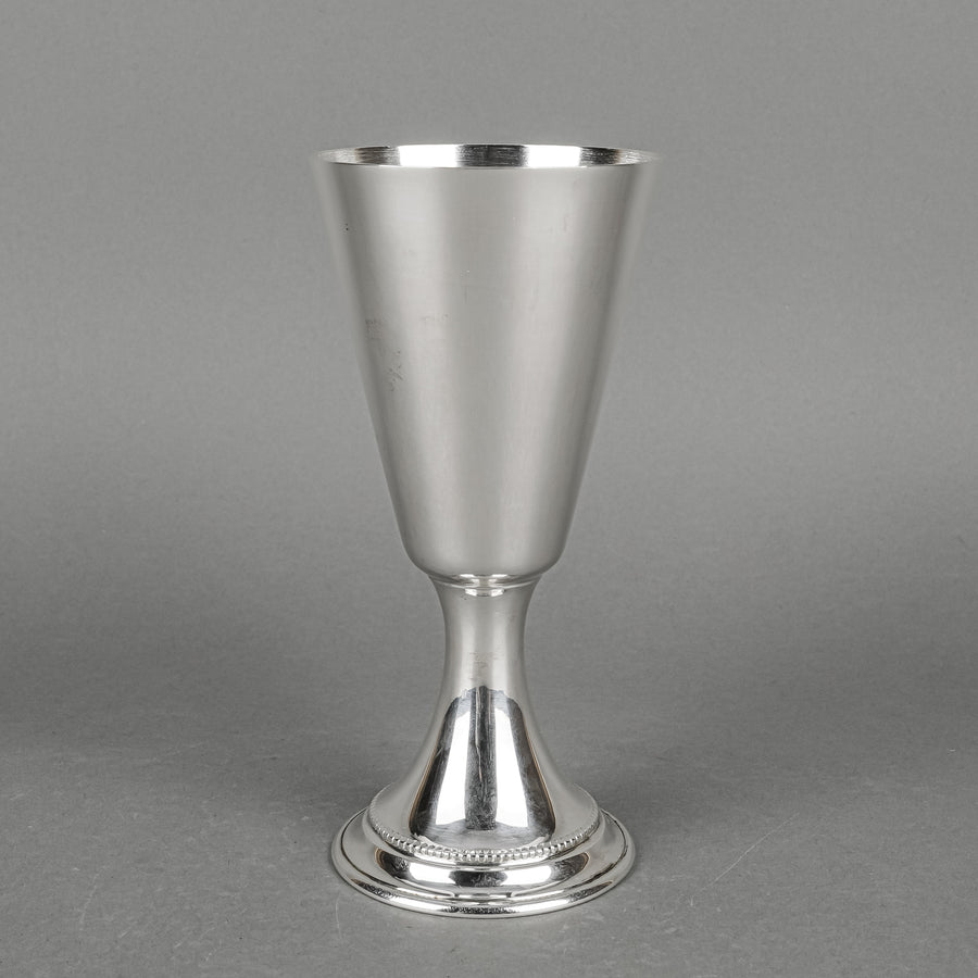 JACK MULLER Wales Silver Plate Goblets Set of 2