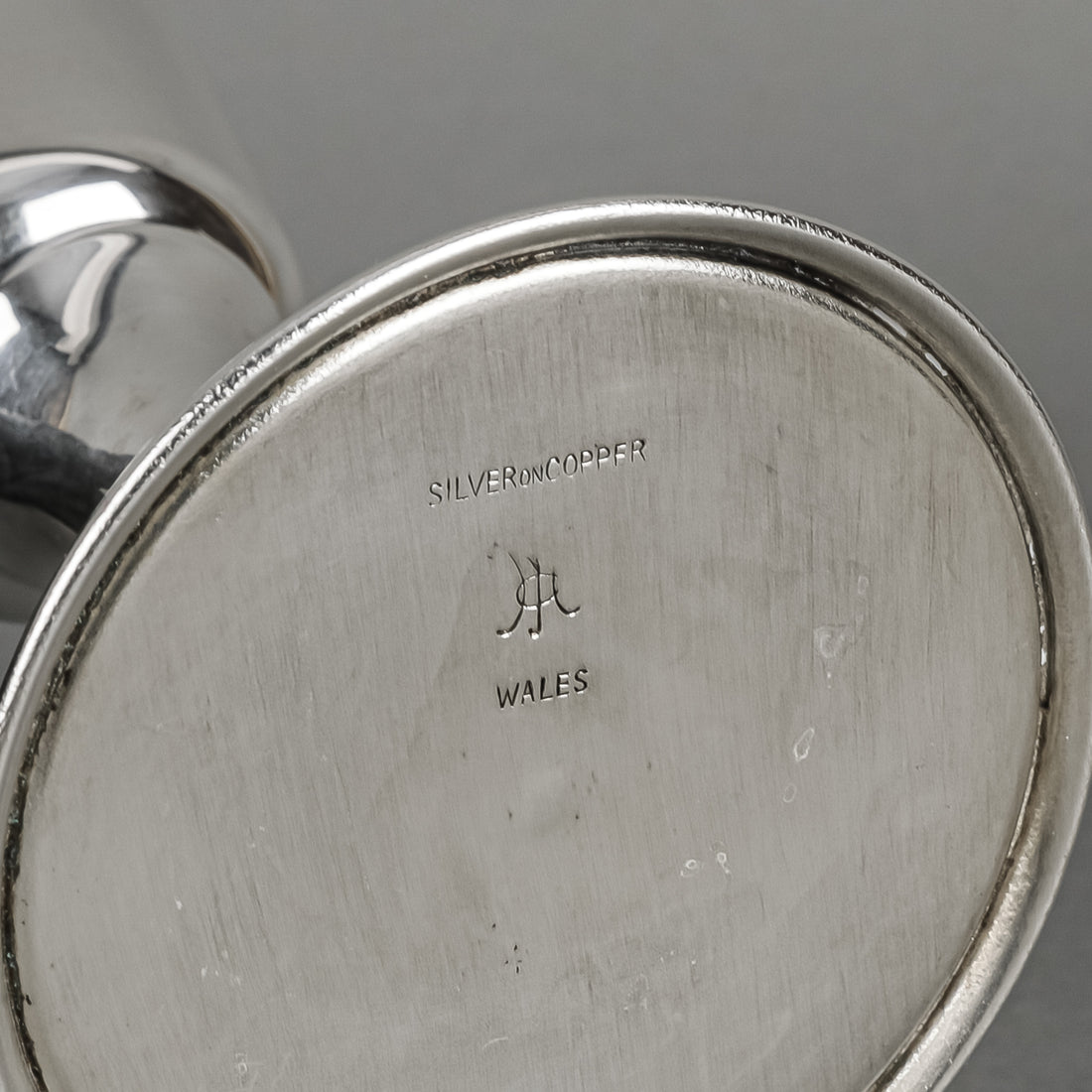 JACK MULLER Wales Silver Plate Goblets Set of 2