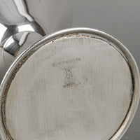 JACK MULLER Wales Silver Plate Coupe Champagne Glass