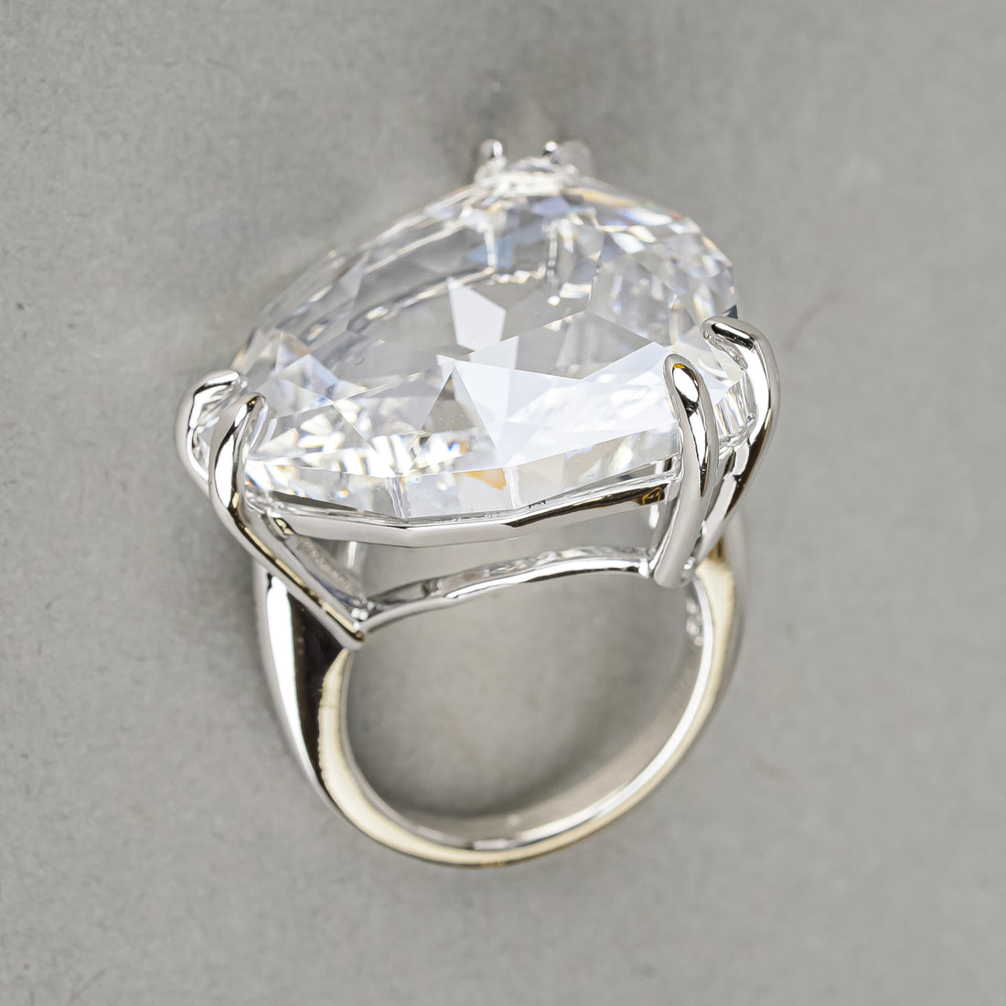 SWAROVSKI Silver Tone Mesmera Cocktail Rings Set - 3