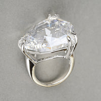 SWAROVSKI Silver Tone Mesmera Cocktail Rings Set - 3