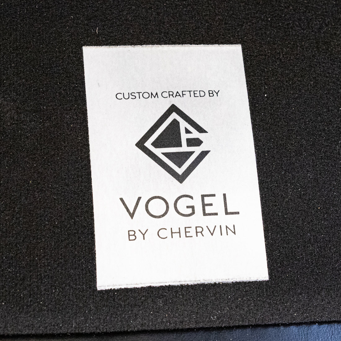 VOGEL Black Leather & Nailhead Recliner