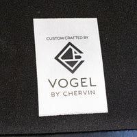 VOGEL Black Leather & Nailhead Recliner