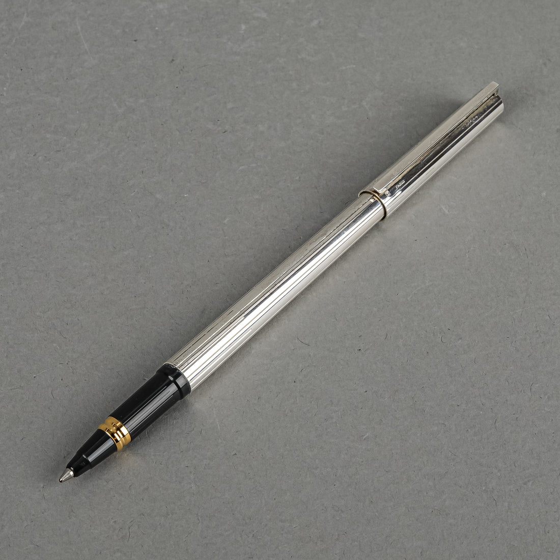S.T. DUPONT Classique Silverplate Rollerball Pen