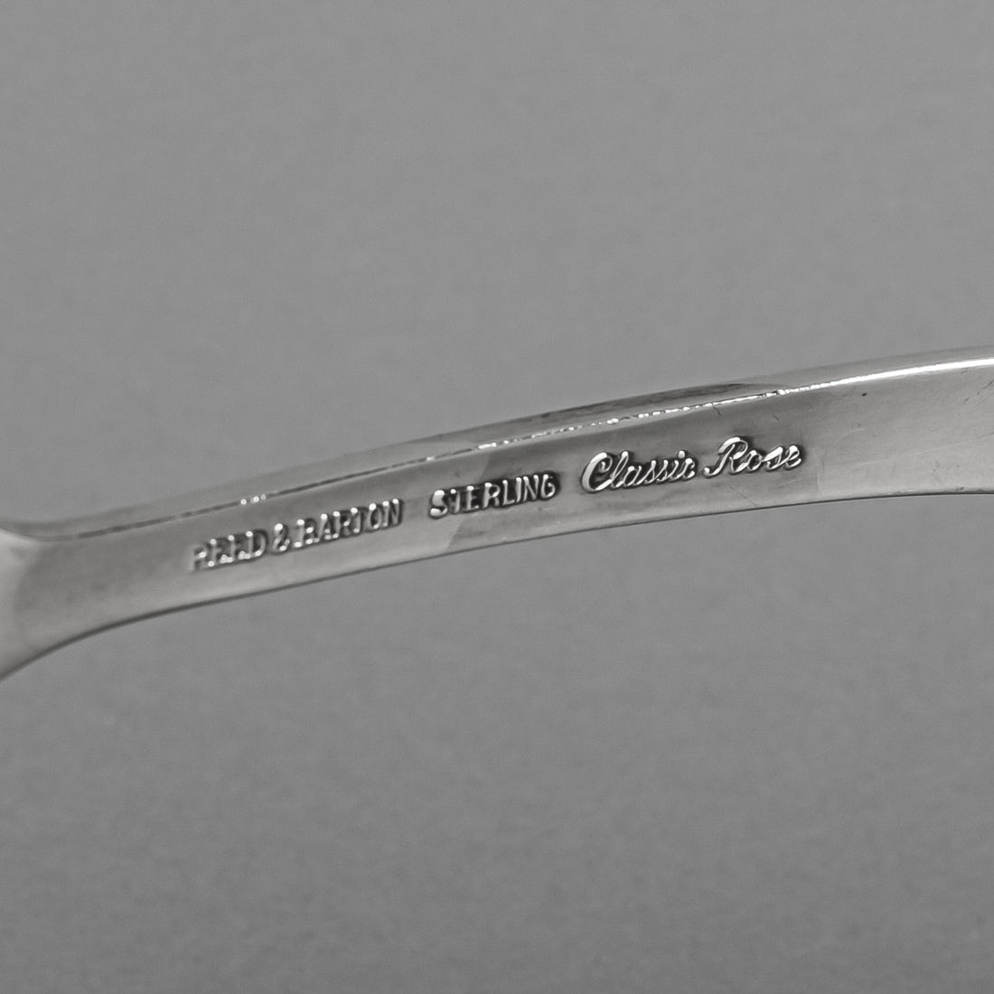 REED & BARTON Classic Rose Sterling Gravy Ladle