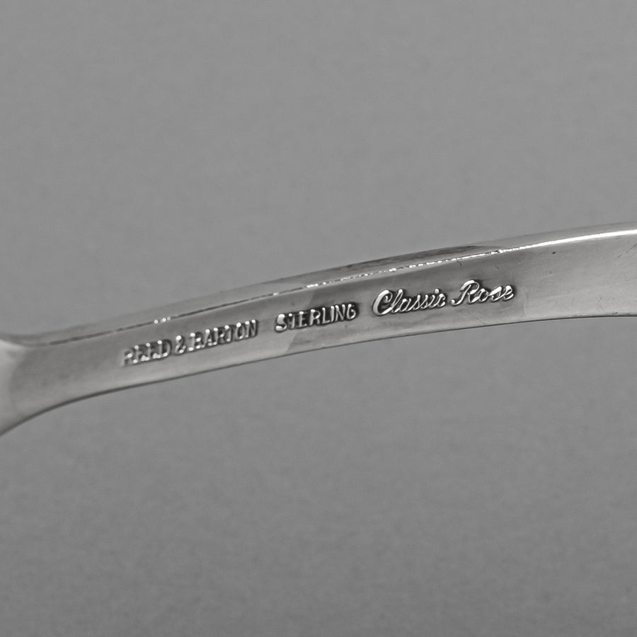 REED & BARTON Classic Rose Sterling Gravy Ladle