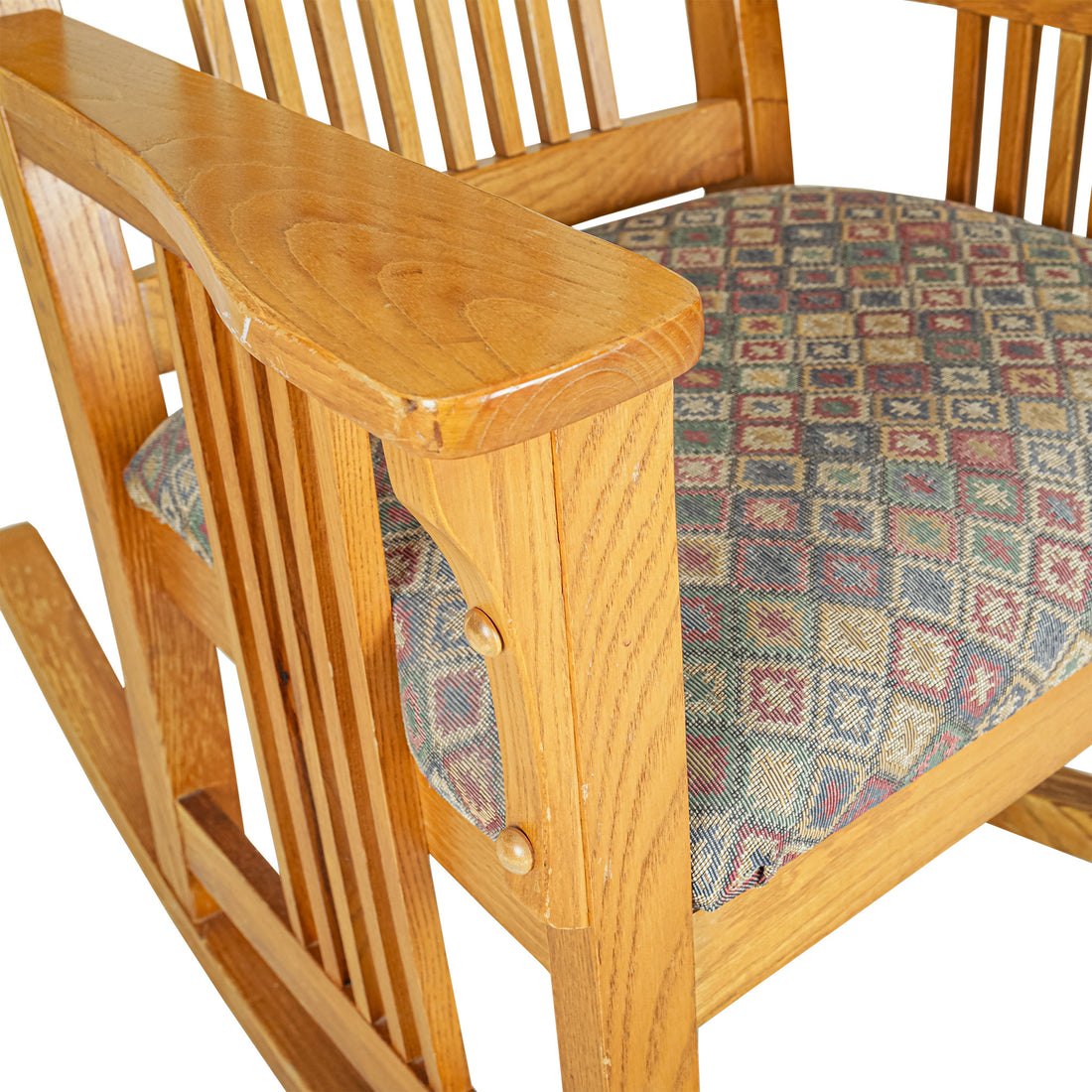 BASSETT Light Stained Mission Oak Rocking Chair