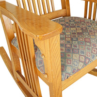 BASSETT Light Stained Mission Oak Rocking Chair