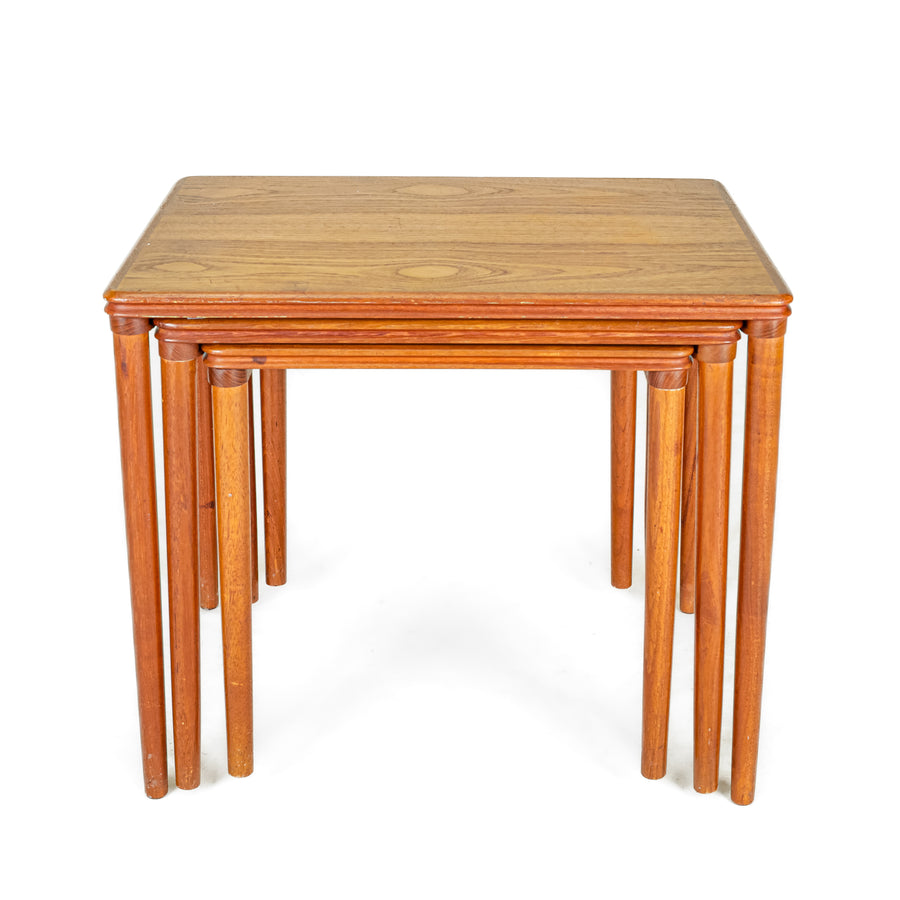 Teak Nesting Tables Set of 3