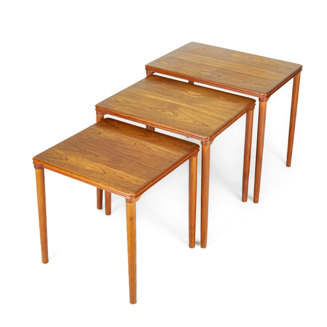 Teak Nesting Tables Set of 3