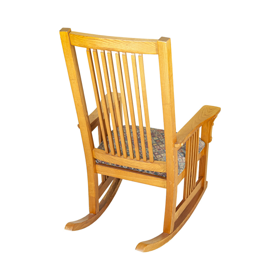 BASSETT Light Stained Mission Oak Rocking Chair