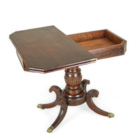 Empire Style Mahogany Games Table