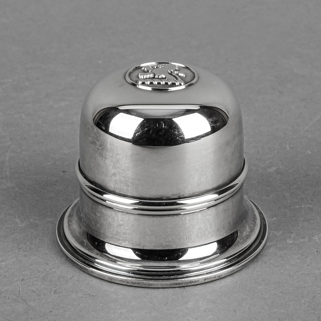 BIRKS Regency Plate Silver Plate Domed Ring Box