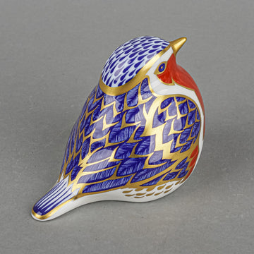ROYAL CROWN DERBY Paperweight Robin
