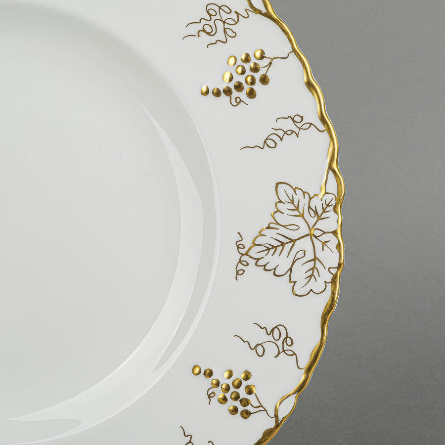 ROYAL CROWN DERBY Vine A775 Dinner Plates Set Of 6