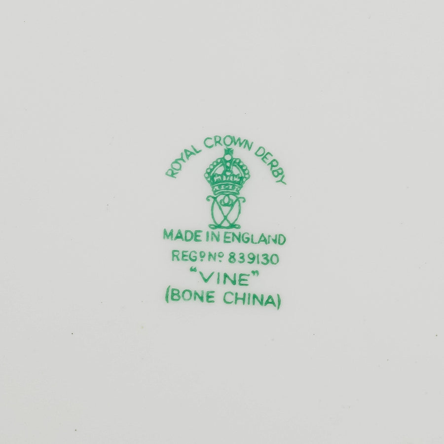 ROYAL CROWN DERBY Vine A775 Dinner Plates Set Of 6