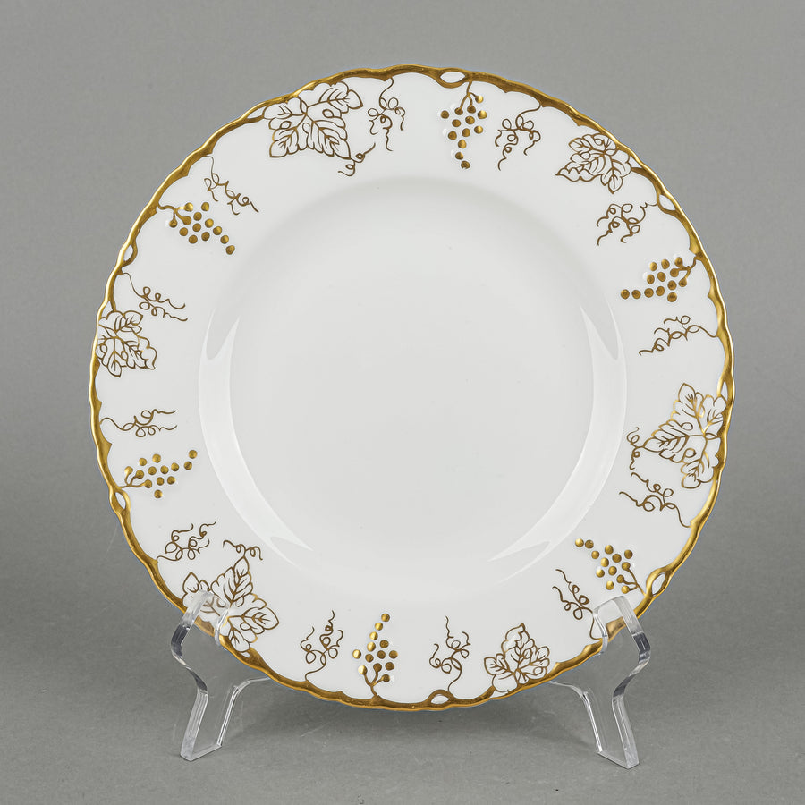 ROYAL CROWN DERBY Vine A775 Salad/Dessert Plates Set Of 8