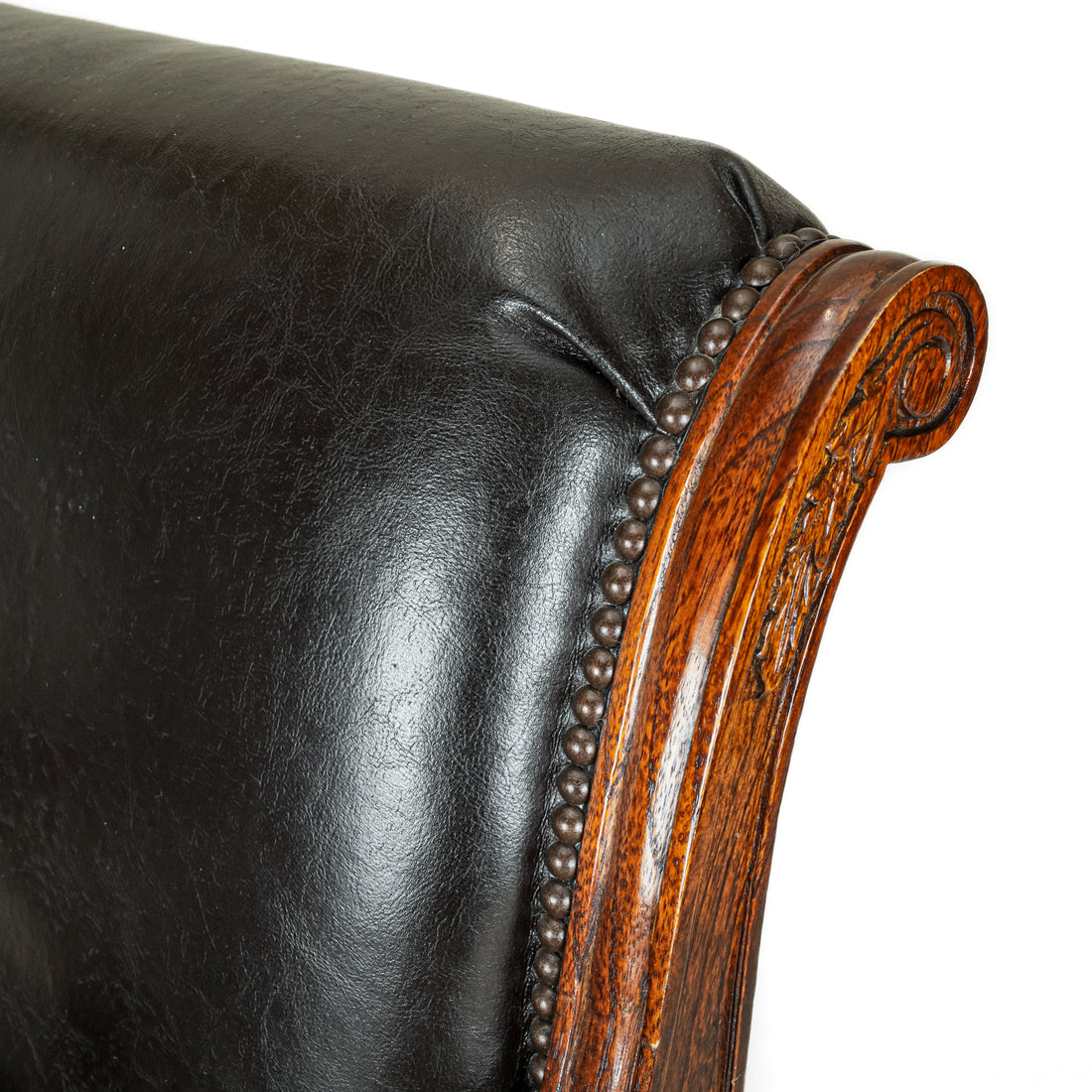 Vintage Style Leather Office Chair