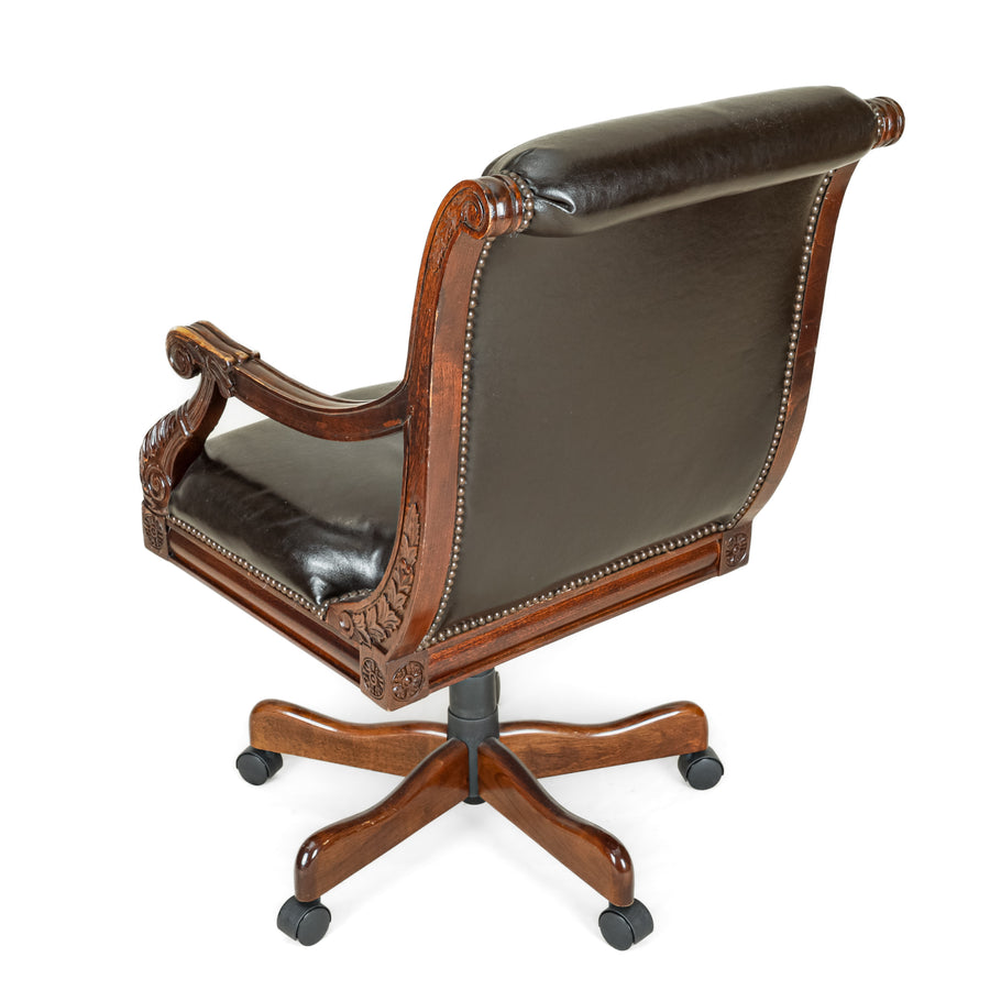 Vintage Style Leather Office Chair