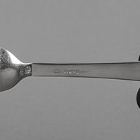 GEORG JENSEN Pyramid Sterling Coffee Spoons Set Of 8