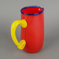 CHERYL TAKACS Art Glass Jug/Pitcher Primary Colours