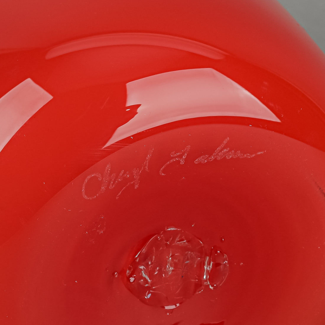 CHERYL TAKACS Art Glass Jug/Pitcher Primary Colours