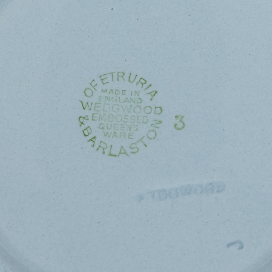 WEDGWOOD White On Blue Embossed Queens Ware Coupe Bowls Set Of 12