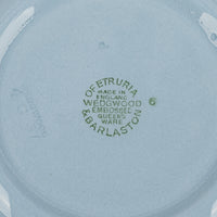 WEDGWOOD White On Blue Embossed Queens Ware Nappies Set of 12