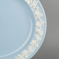 WEDGWOOD White On Blue Embossed Queens Ware Platter