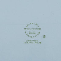 WEDGWOOD White On Blue Embossed Queens Ware Platter