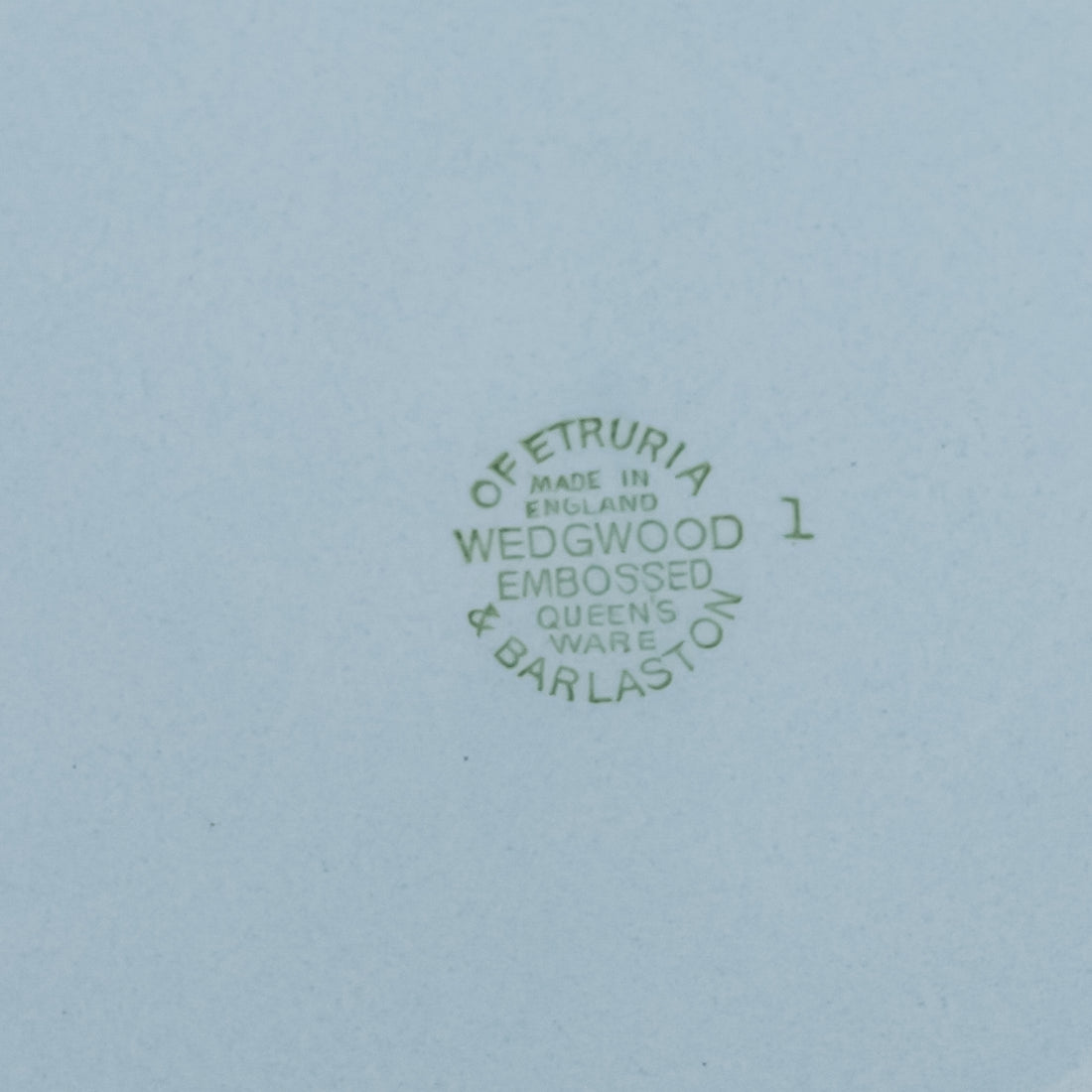 WEDGWOOD White On Blue Embossed Queens Ware 11 Place Settings Plus Extras